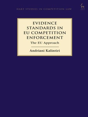 cover image of Evidence Standards in EU Competition Enforcement